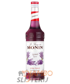 Fles MONIN Lavender lavendelsiroop van 700 ml.